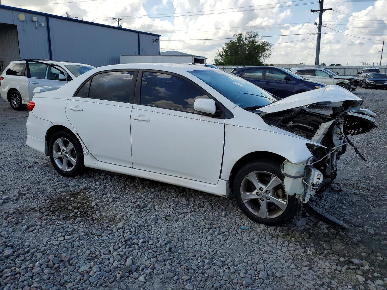 2011 Toyota Corolla S White vin: 2T1BU4EE3BC551010