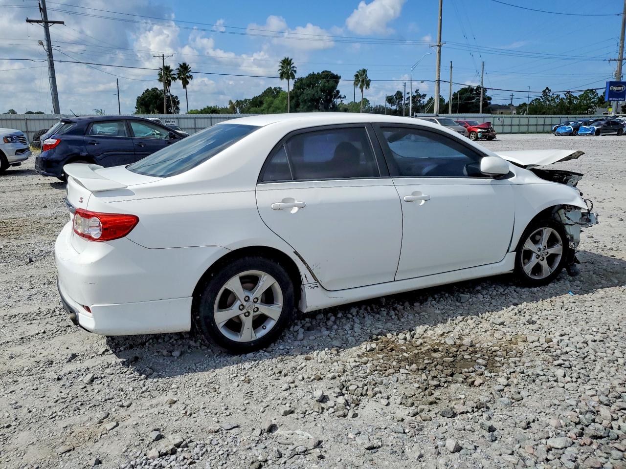2011 Toyota Corolla S White vin: 2T1BU4EE3BC551010