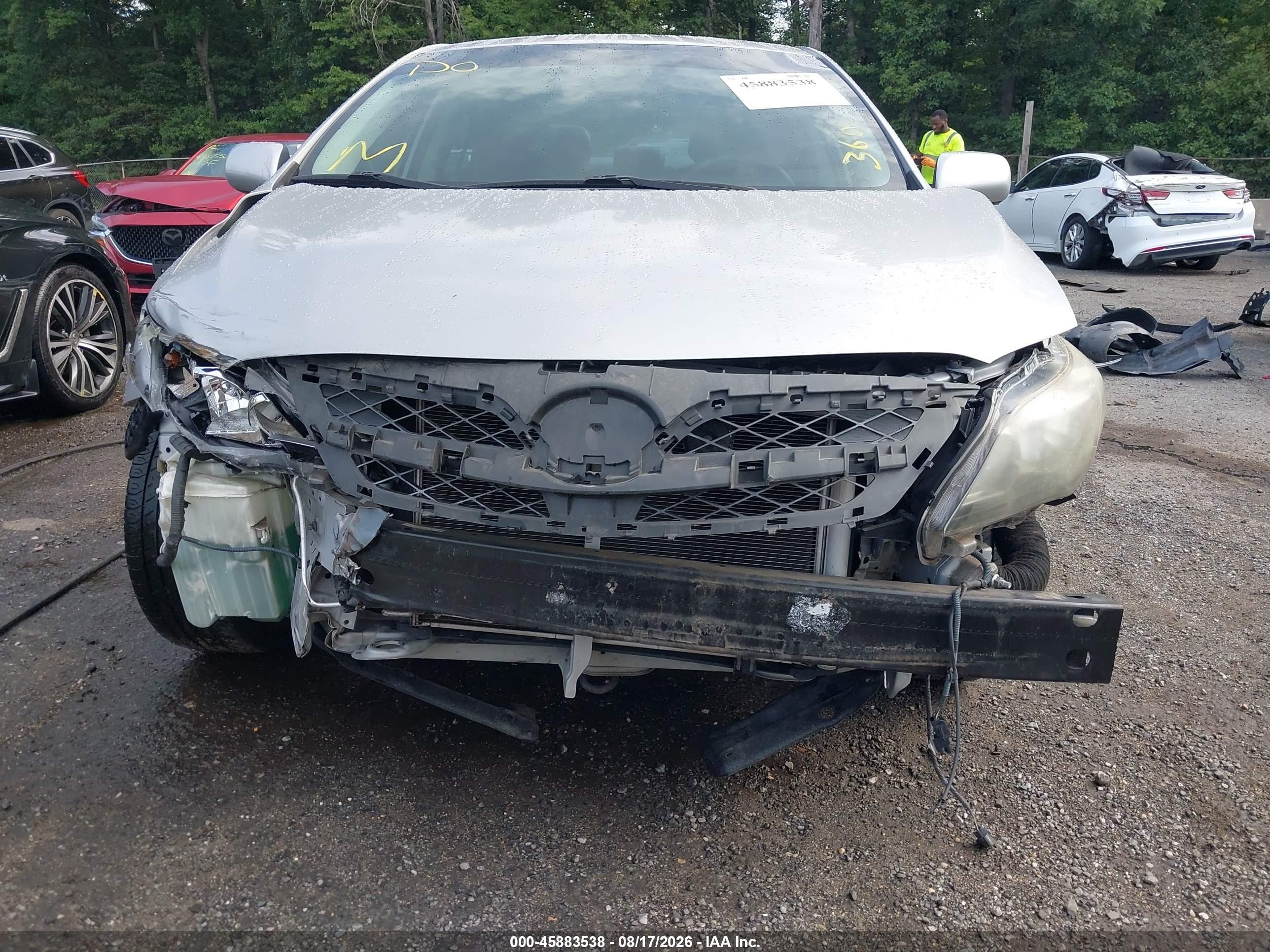 2011 Toyota Corolla S/le Серый vin: 2T1BU4EE3BC552254