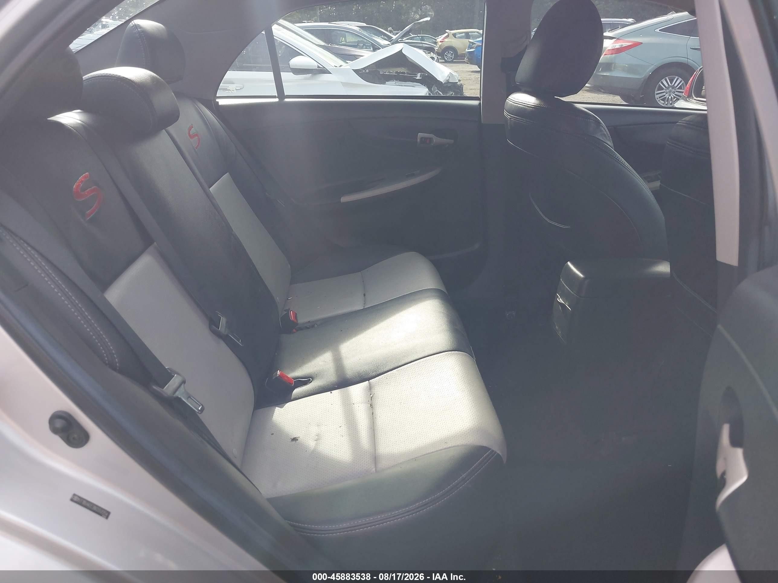 2011 Toyota Corolla S/le Серый vin: 2T1BU4EE3BC552254