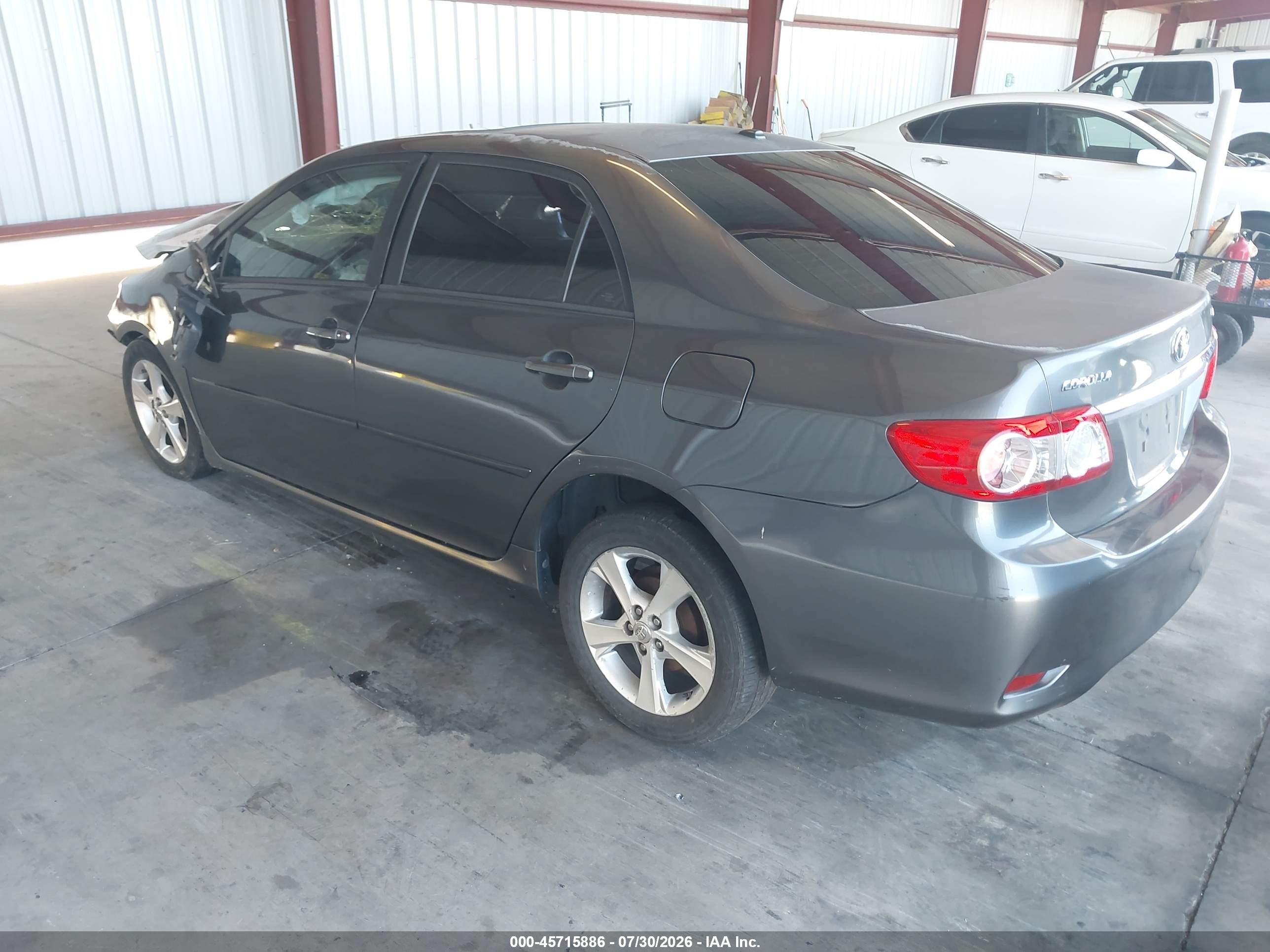 2011 Toyota Corolla Le Gray vin: 2T1BU4EE3BC559964