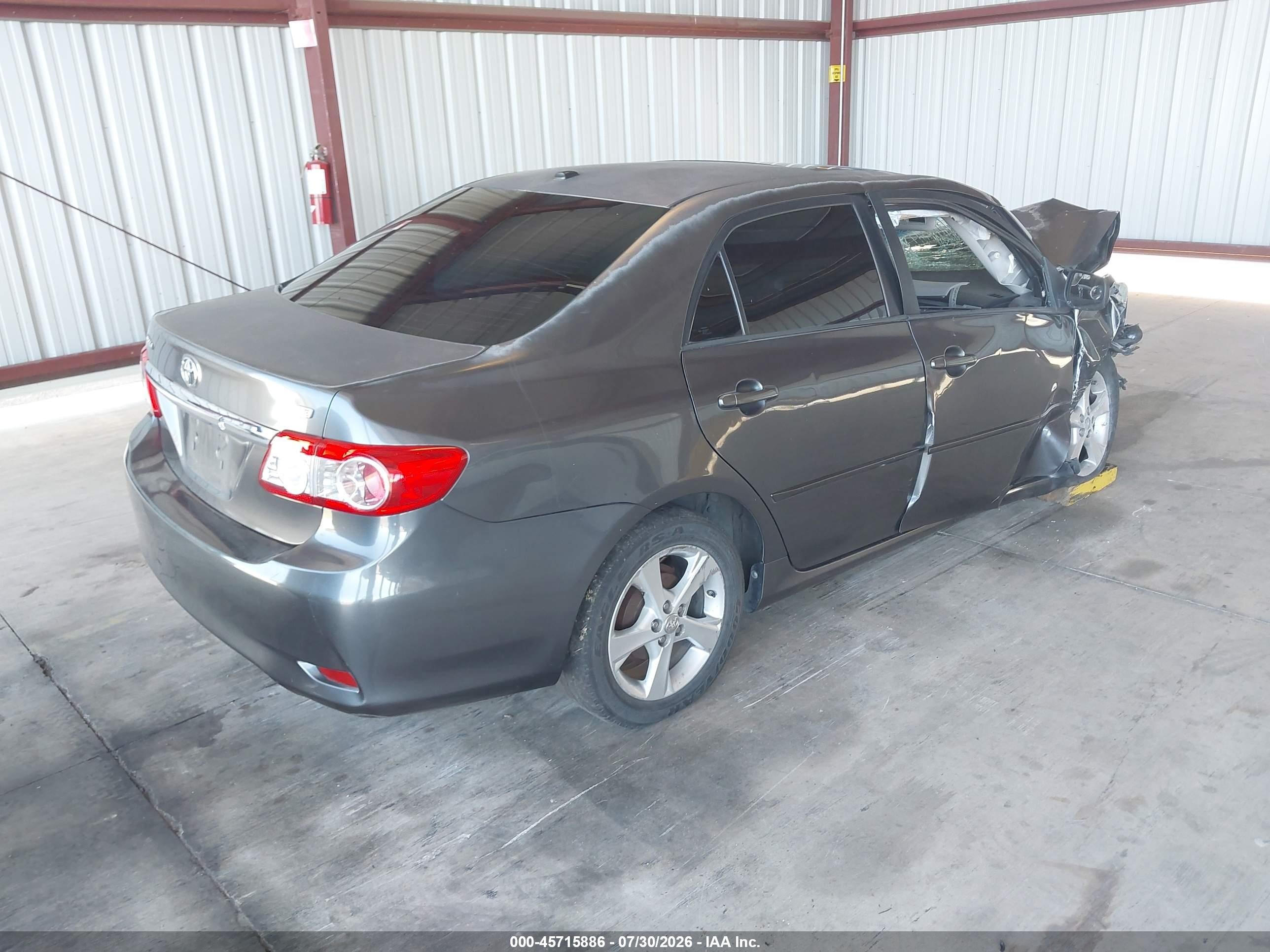 2011 Toyota Corolla Le Gray vin: 2T1BU4EE3BC559964