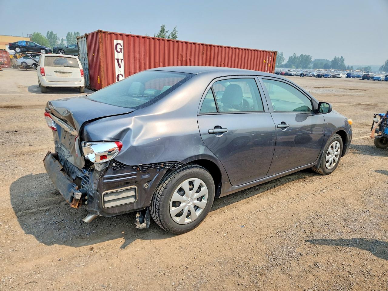2011 Toyota Corolla Base Gray vin: 2T1BU4EE3BC607141