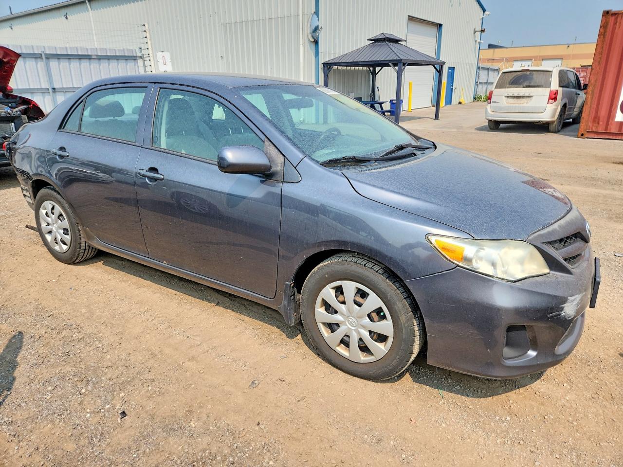 2011 Toyota Corolla Base Gray vin: 2T1BU4EE3BC607141