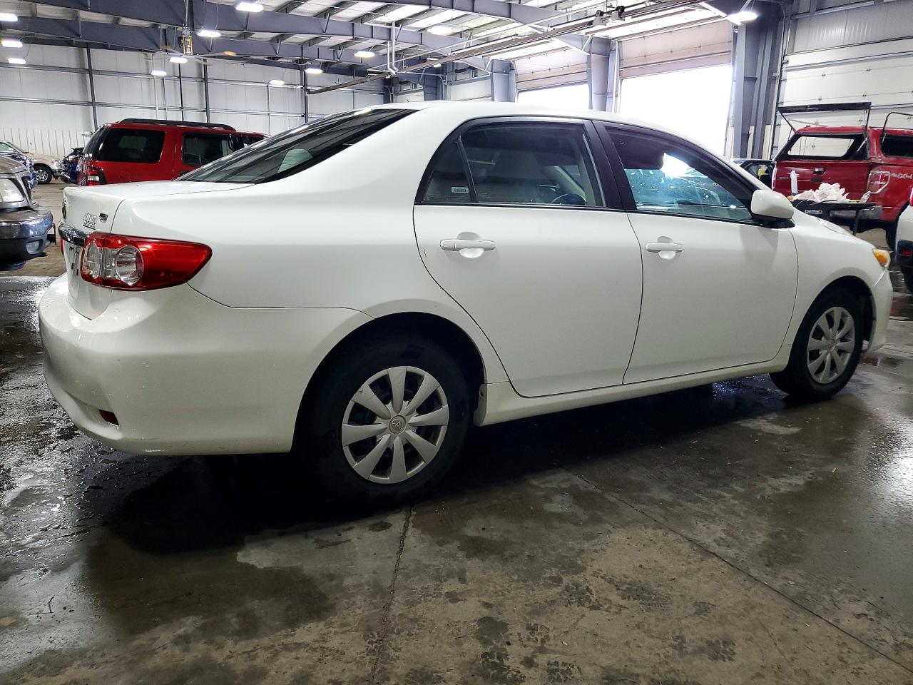 2011 Toyota Corolla Le White vin: 2T1BU4EE3BC610704