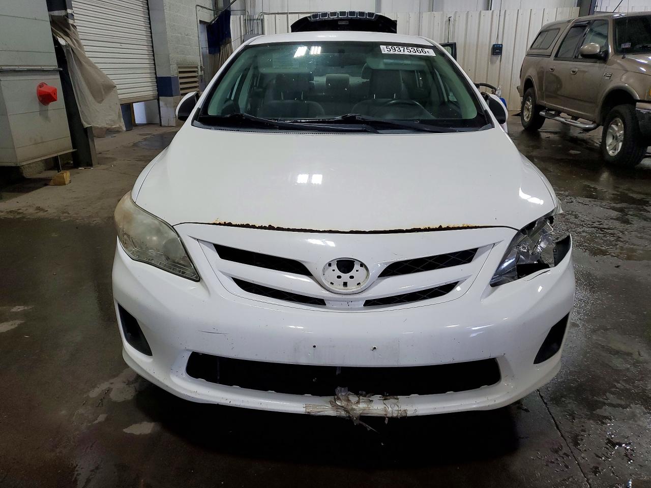 2011 Toyota Corolla Le White vin: 2T1BU4EE3BC610704