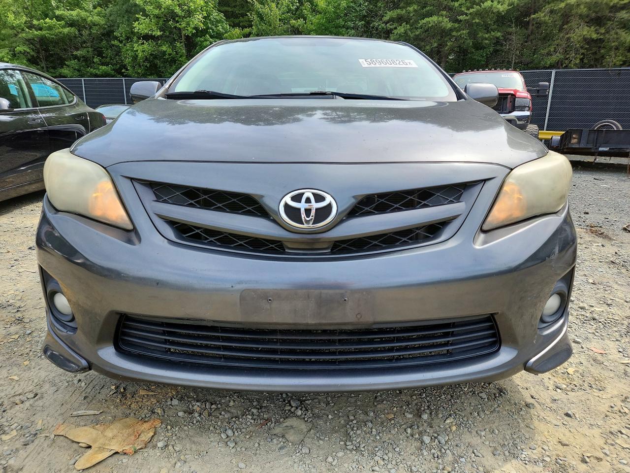 2011 Toyota Corolla S Gray vin: 2T1BU4EE3BC615479