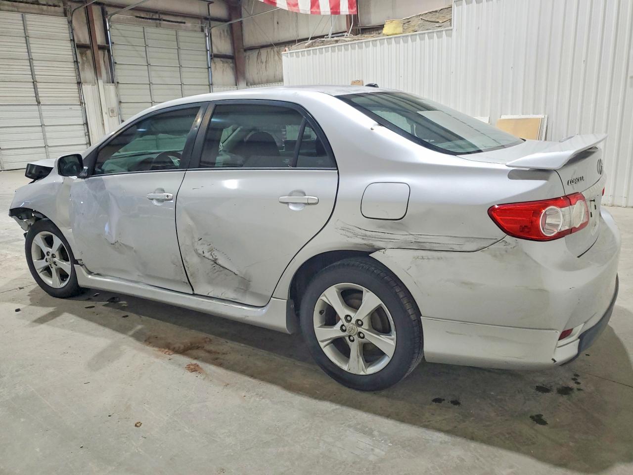 2011 Toyota Corolla S Silver vin: 2T1BU4EE3BC623825