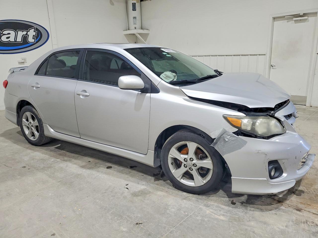 2011 Toyota Corolla S Silver vin: 2T1BU4EE3BC623825