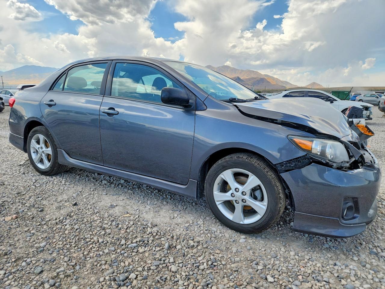 2011 Toyota Corolla S Gray vin: 2T1BU4EE3BC625574