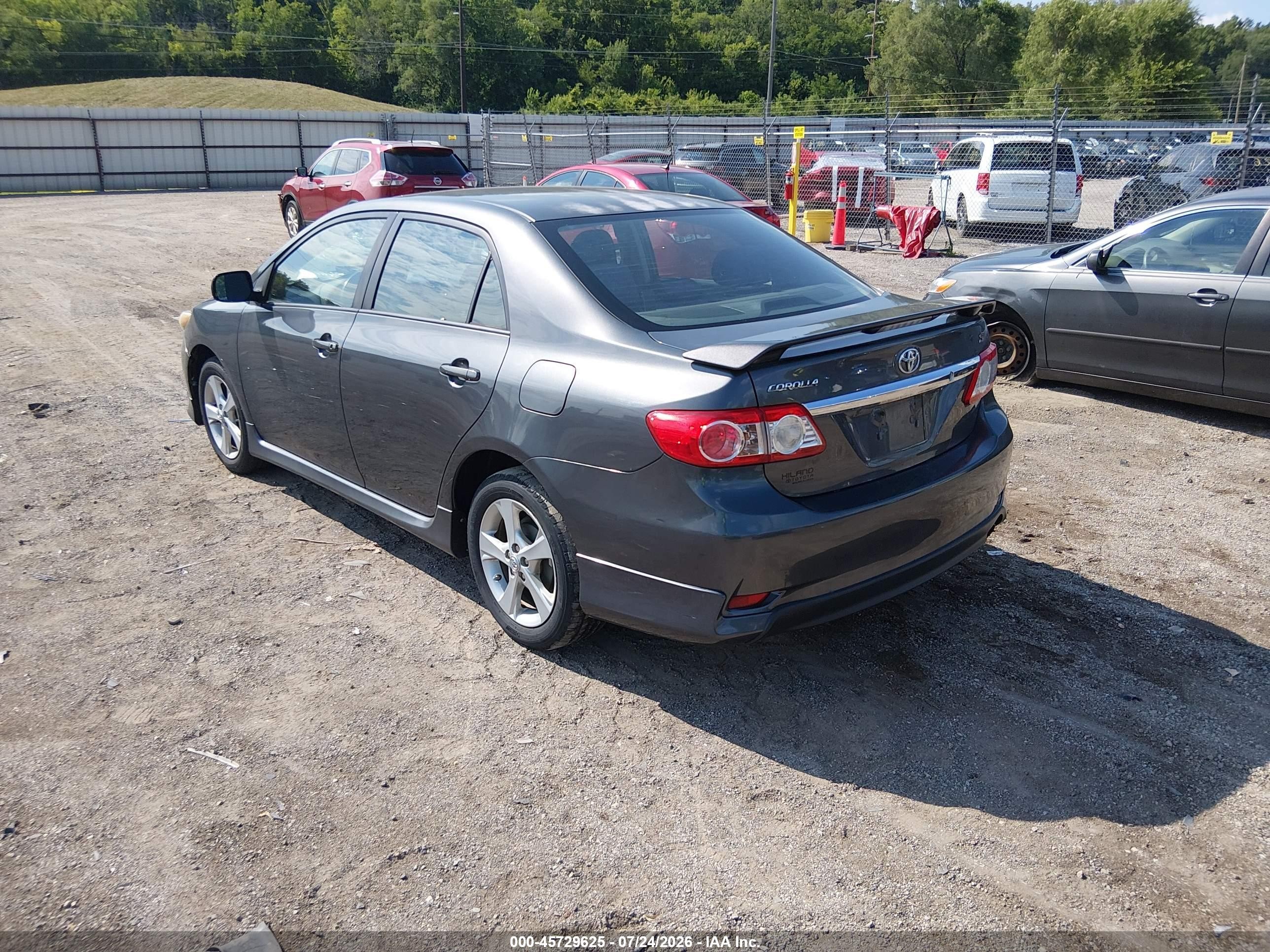2011 Toyota Corolla S Gray vin: 2T1BU4EE3BC630564
