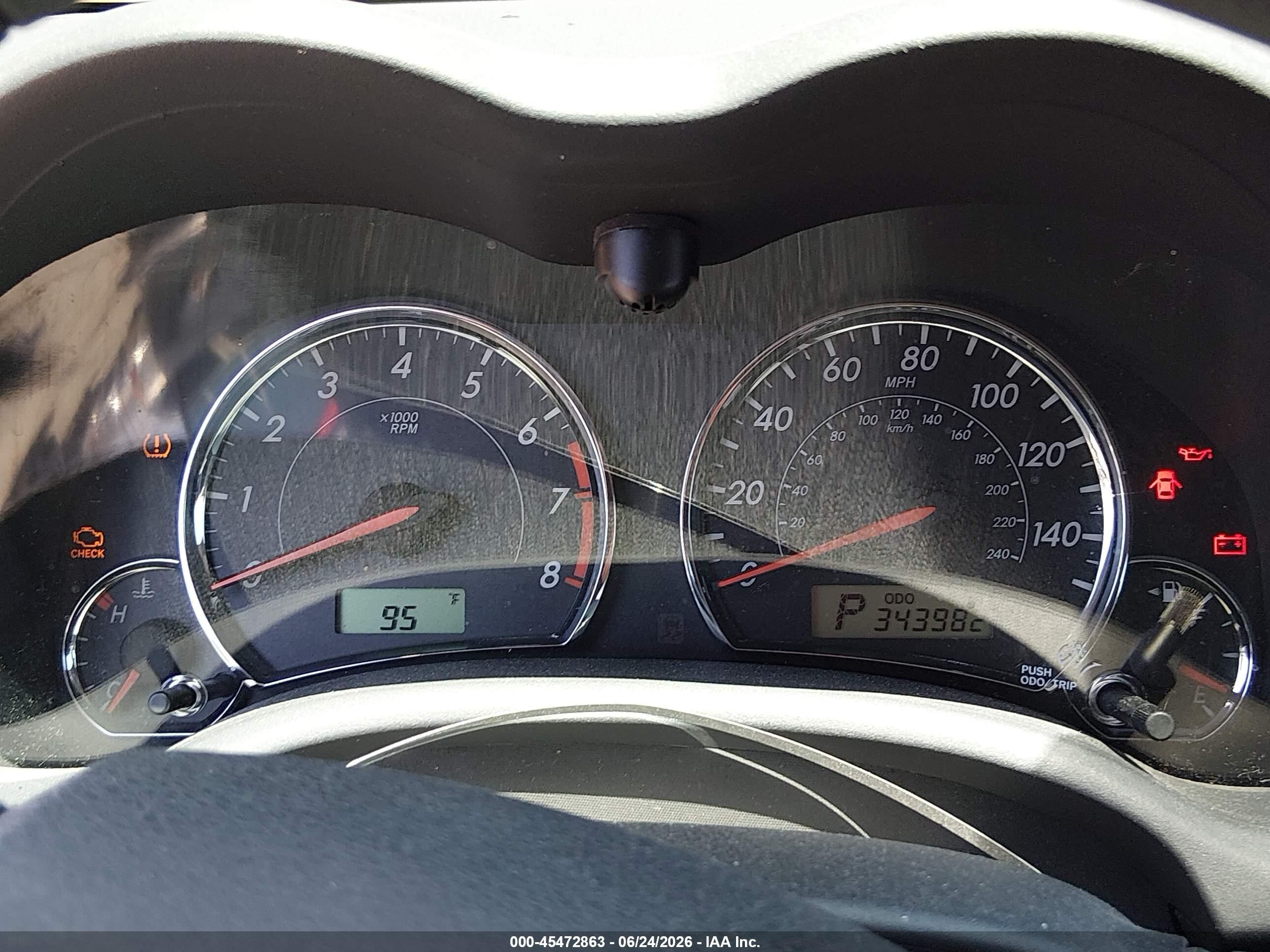 2011 Toyota Corolla S Red vin: 2T1BU4EE3BC640978