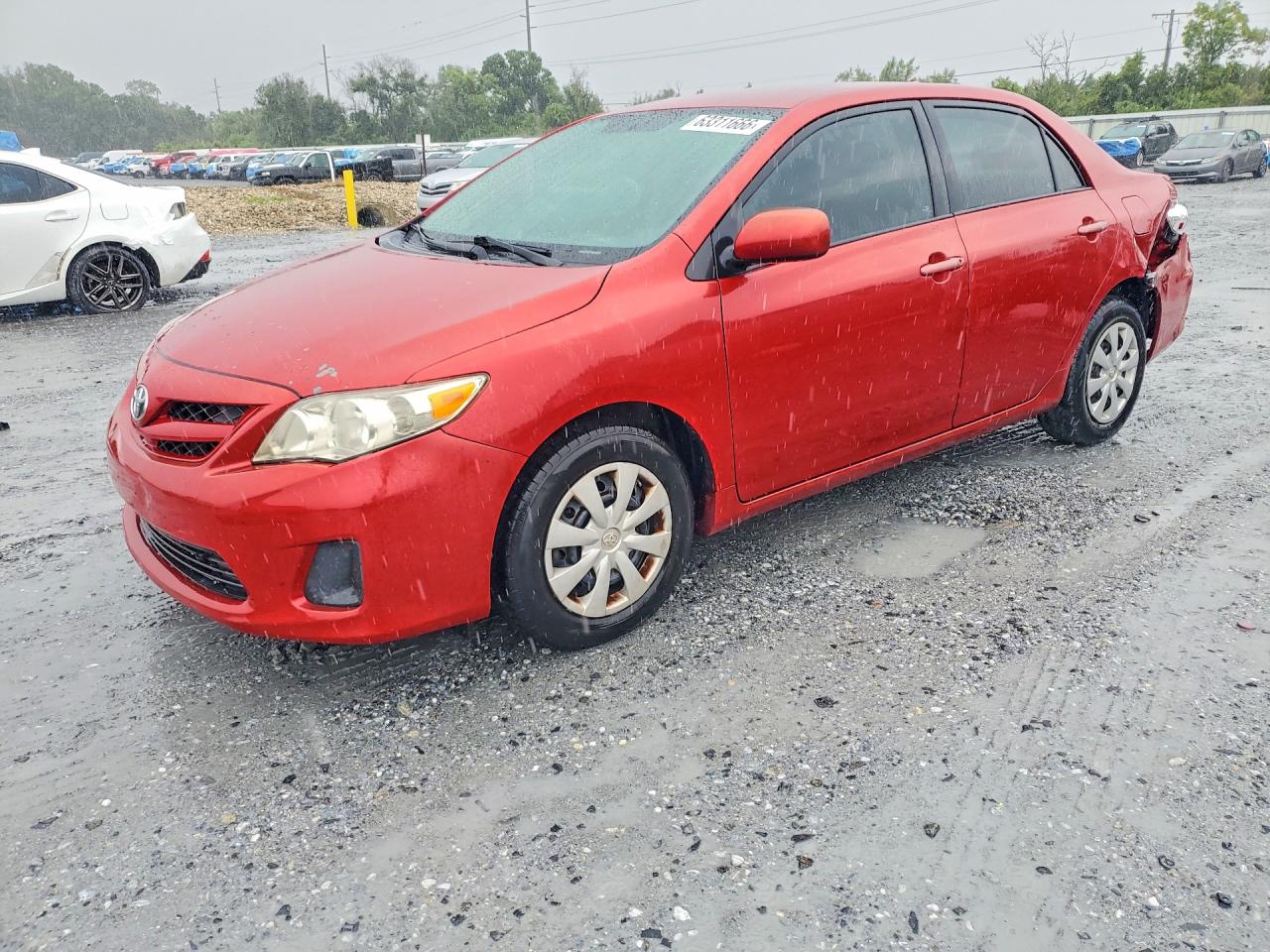 2011 Toyota Corolla Le Red vin: 2T1BU4EE3BC641600