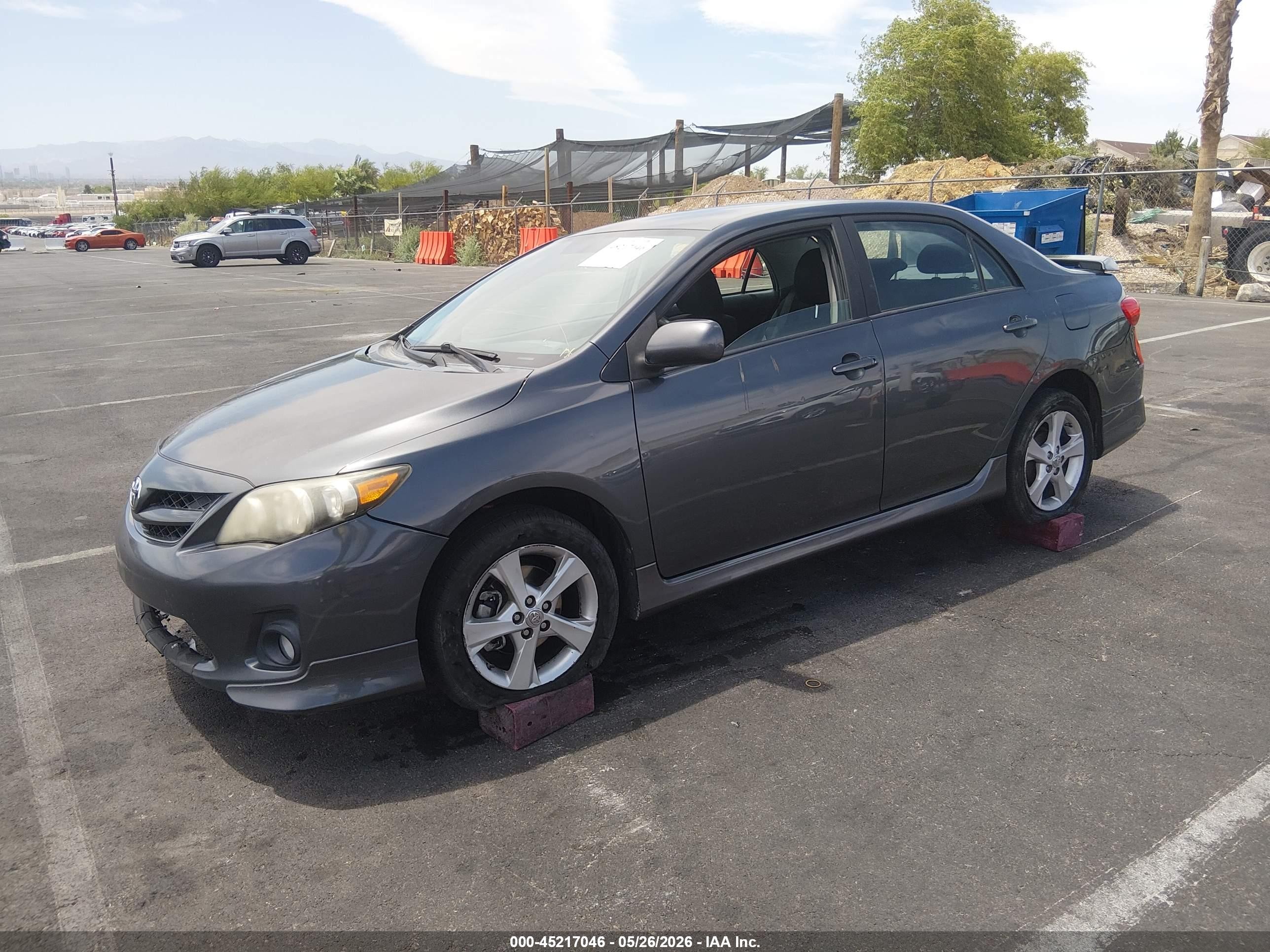 2011 Toyota Corolla S Серый vin: 2T1BU4EE3BC645727
