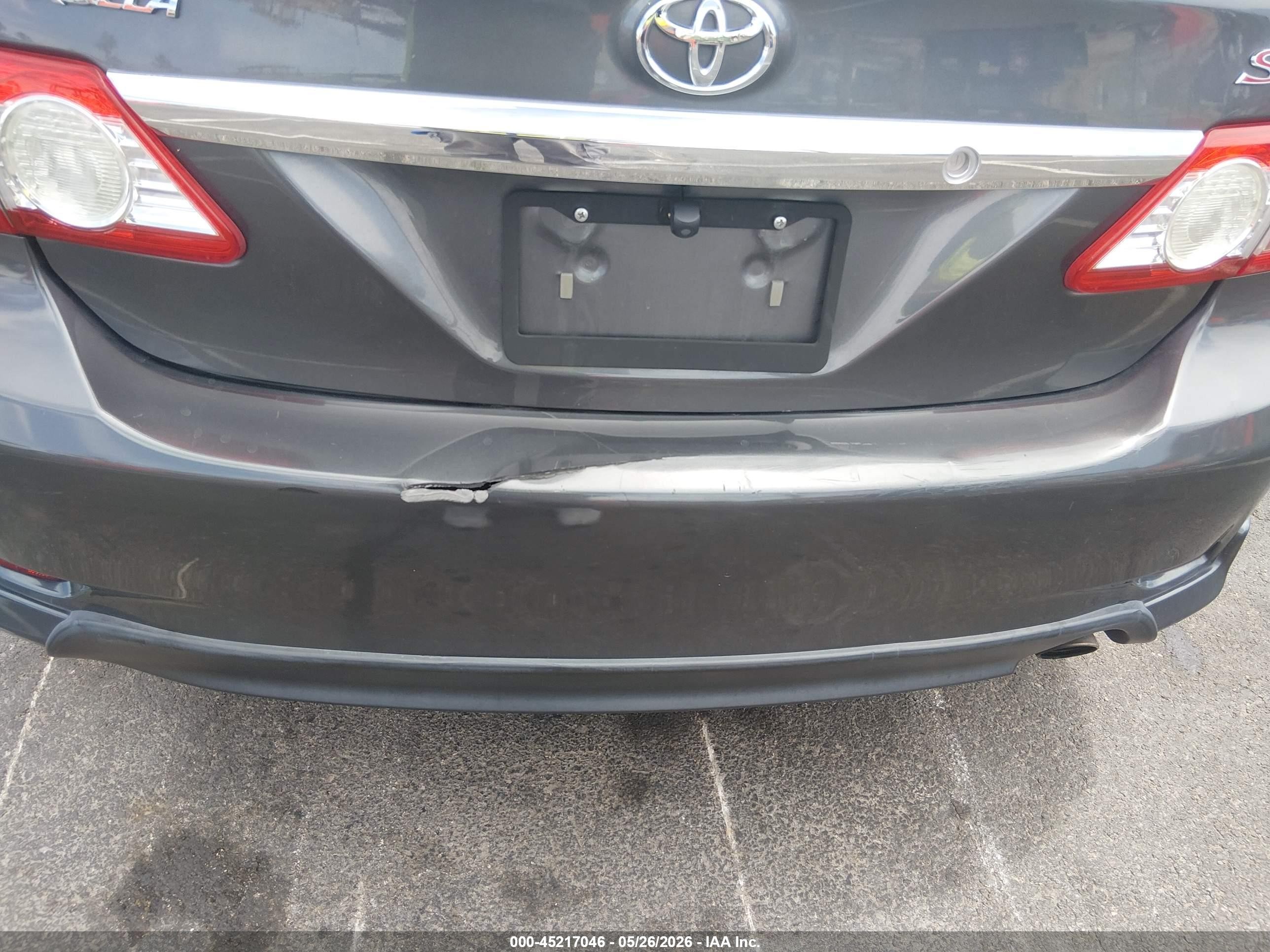 2011 Toyota Corolla S Серый vin: 2T1BU4EE3BC645727