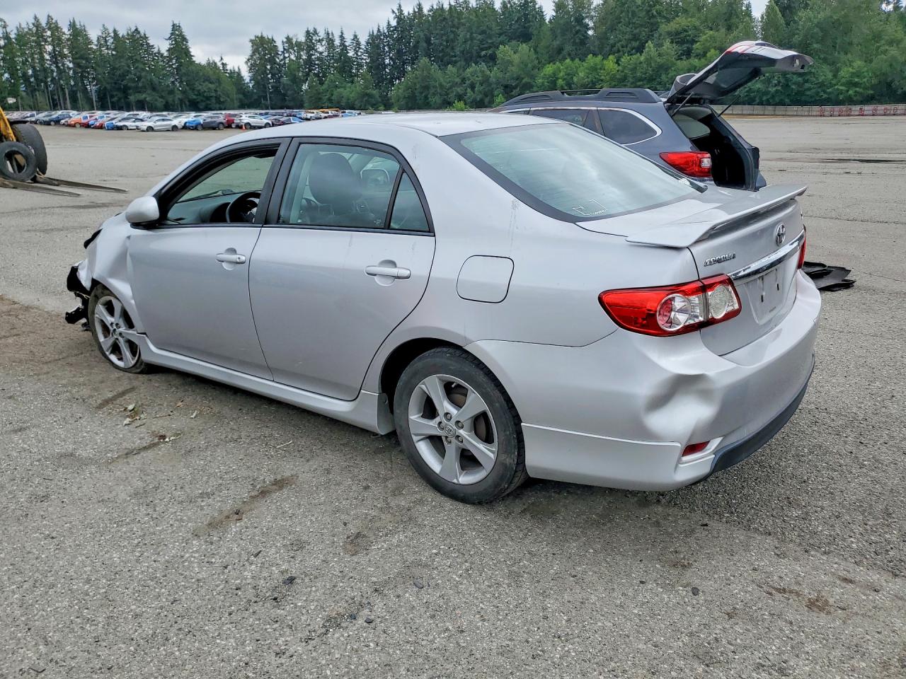 2011 Toyota Corolla S Silver vin: 2T1BU4EE3BC646229