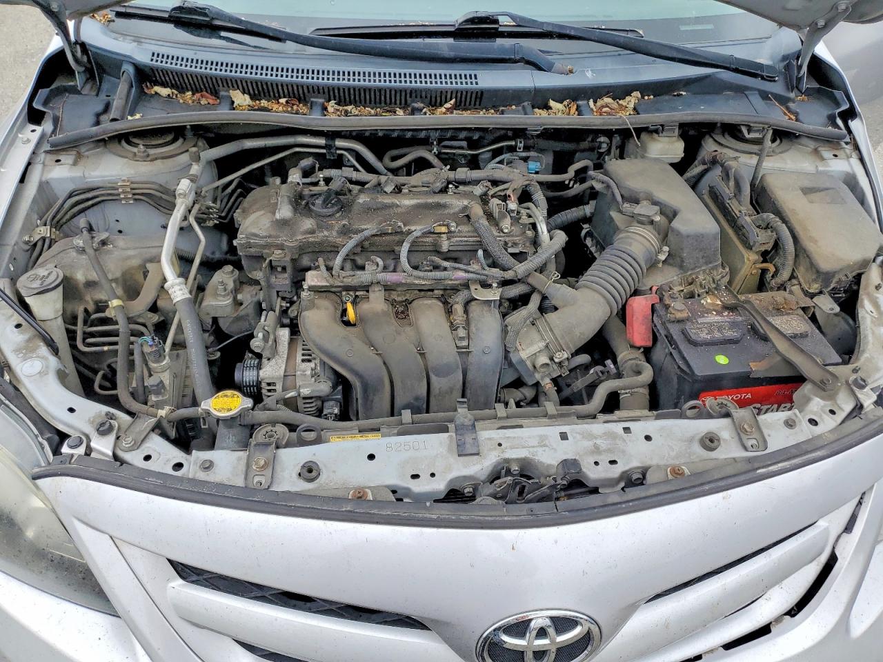 2011 Toyota Corolla S Silver vin: 2T1BU4EE3BC646229