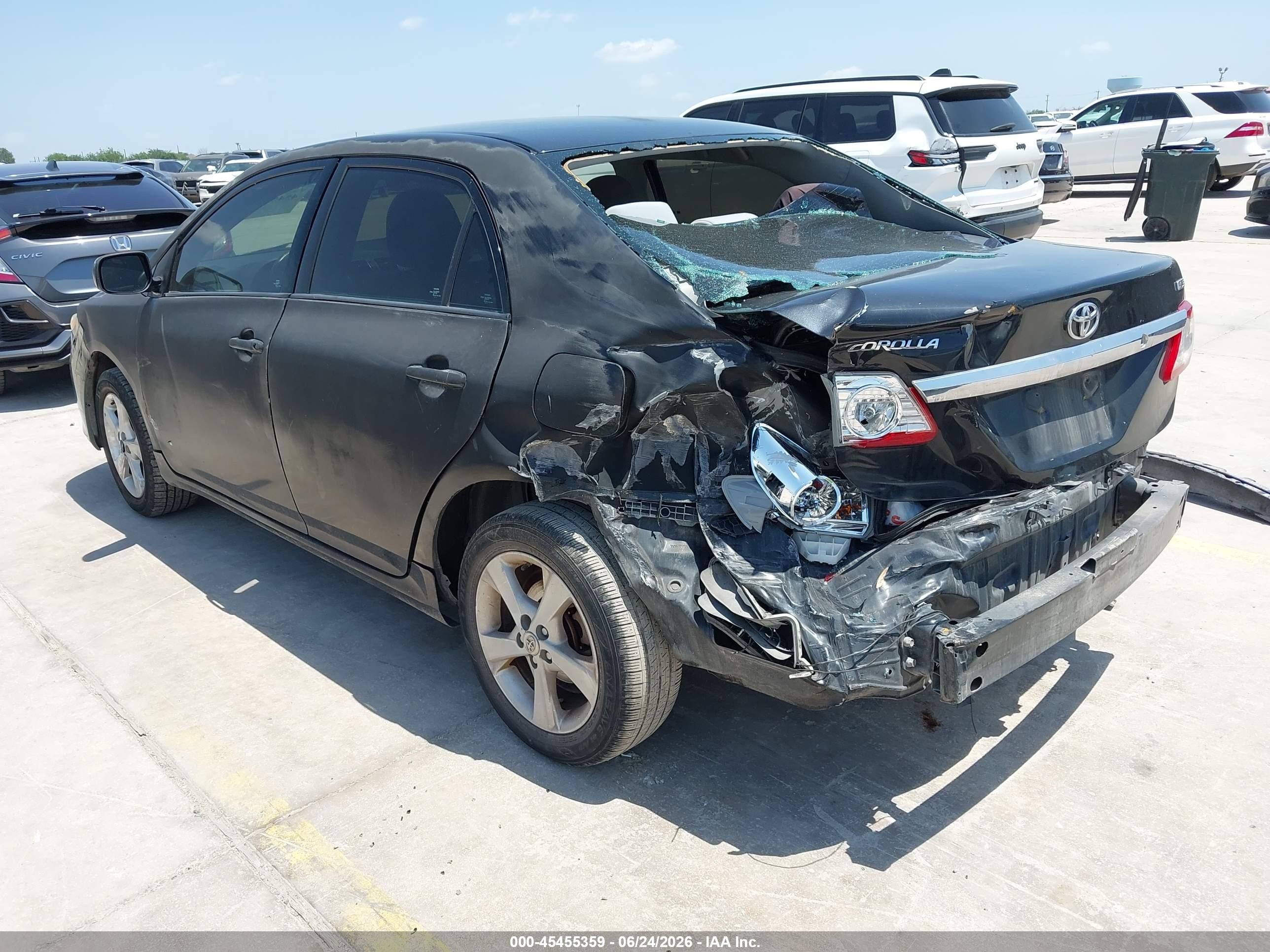 2011 Toyota Corolla   Black vin: 2T1BU4EE3BC657666
