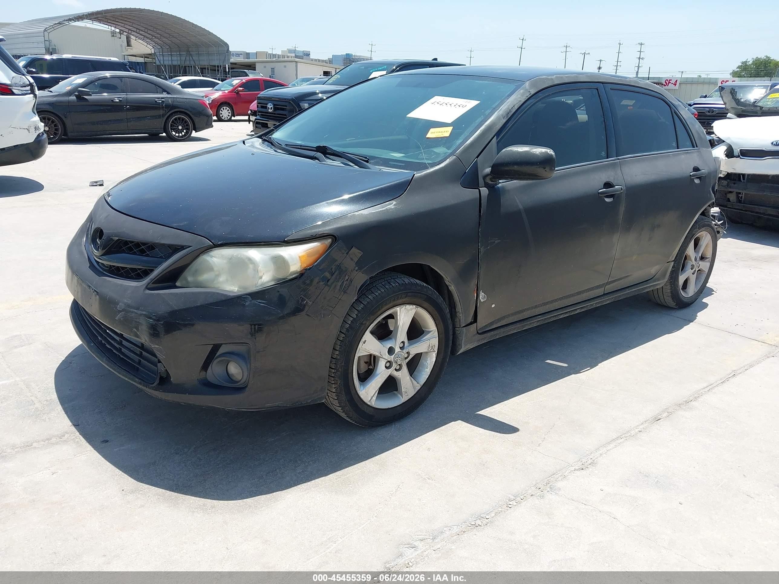 2011 Toyota Corolla   Black vin: 2T1BU4EE3BC657666