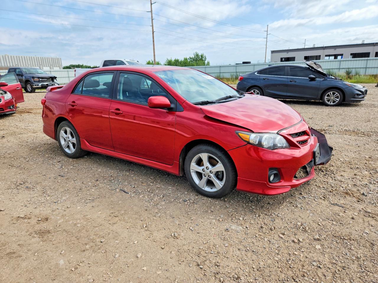 2011 Toyota Corolla S White vin: 2T1BU4EE3BC659918