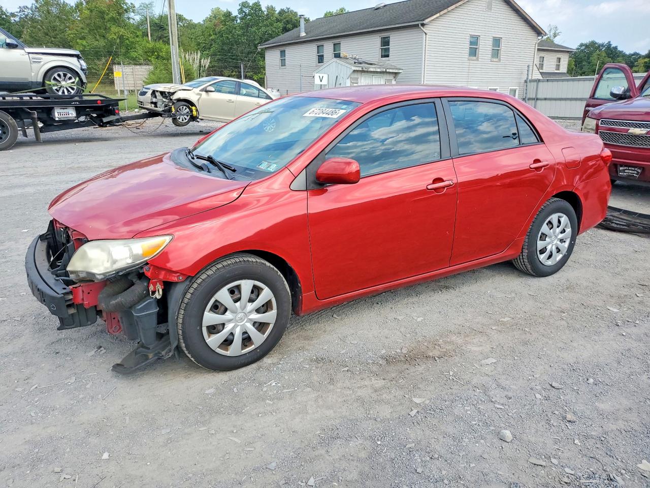 2011 Toyota Corolla Le Red vin: 2T1BU4EE3BC664844