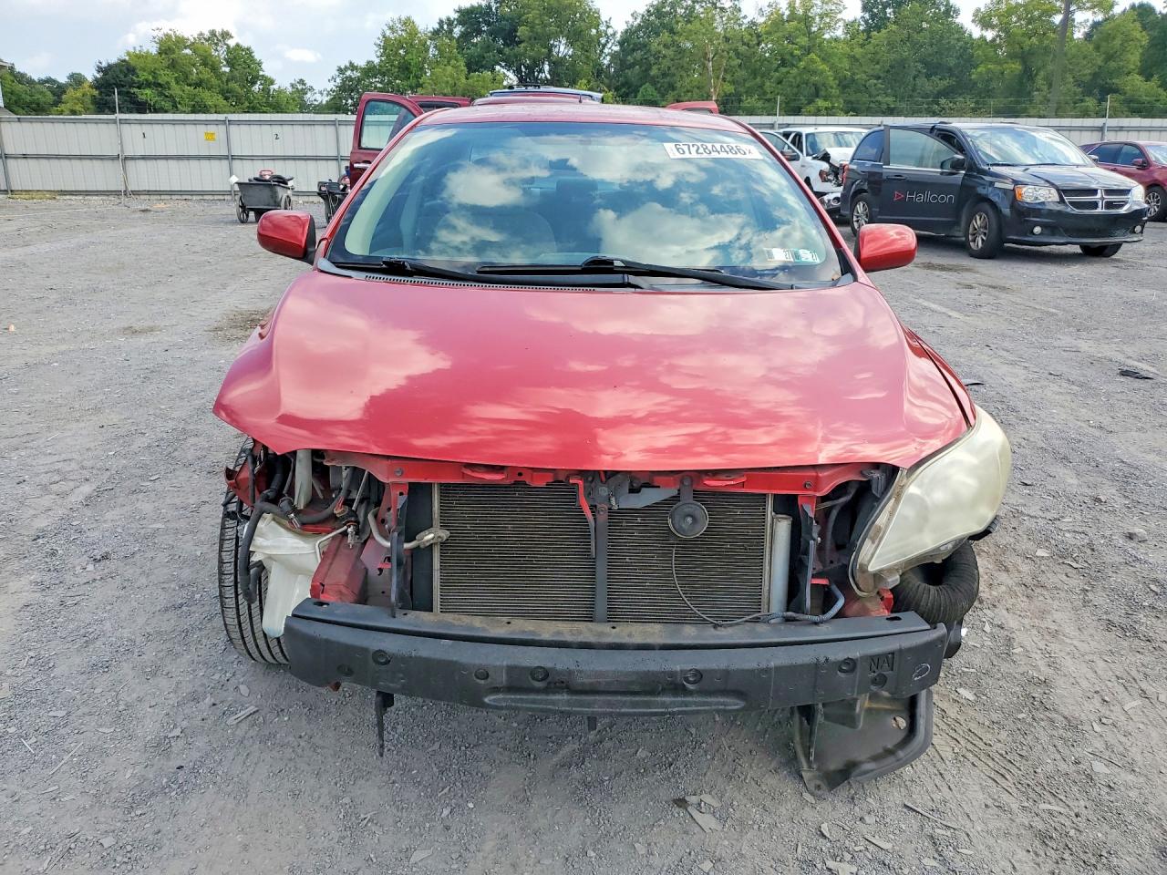 2011 Toyota Corolla Le Red vin: 2T1BU4EE3BC664844