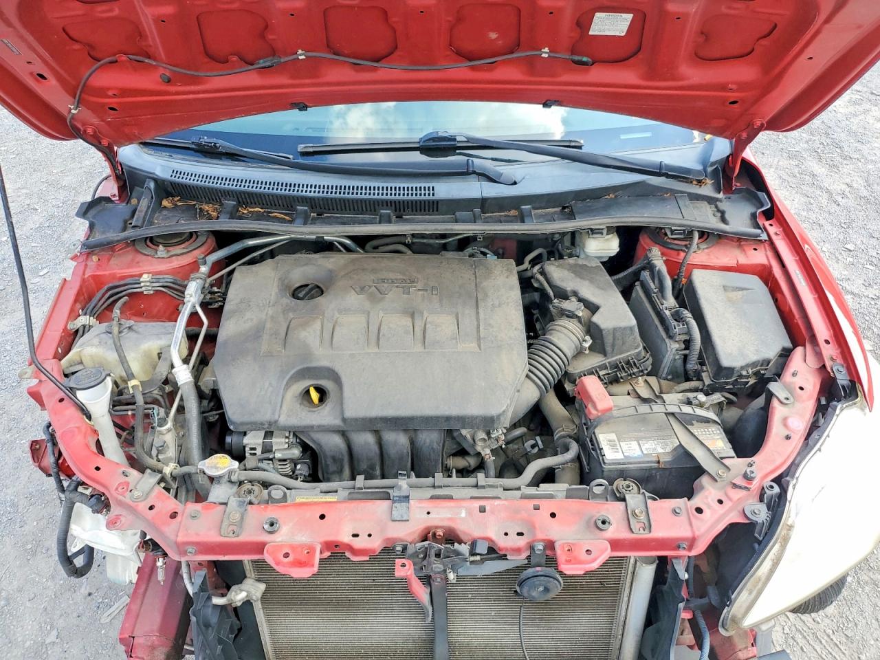 2011 Toyota Corolla Le Red vin: 2T1BU4EE3BC664844