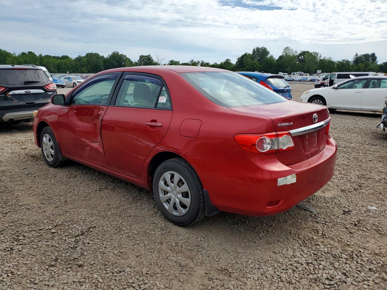 2011 Toyota Corolla Le Red vin: 2T1BU4EE3BC672037