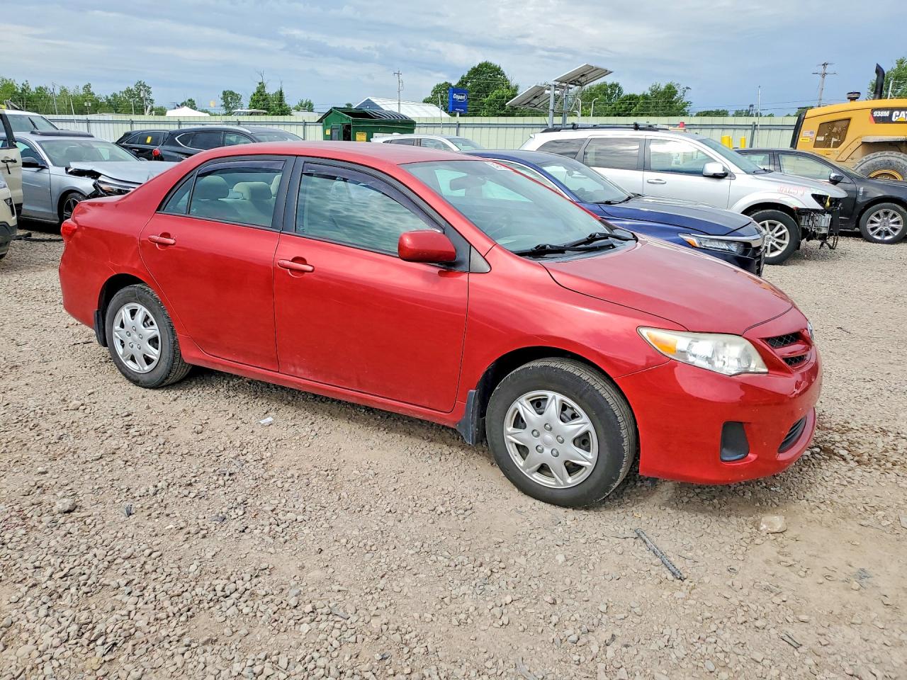 2011 Toyota Corolla Le Red vin: 2T1BU4EE3BC672037