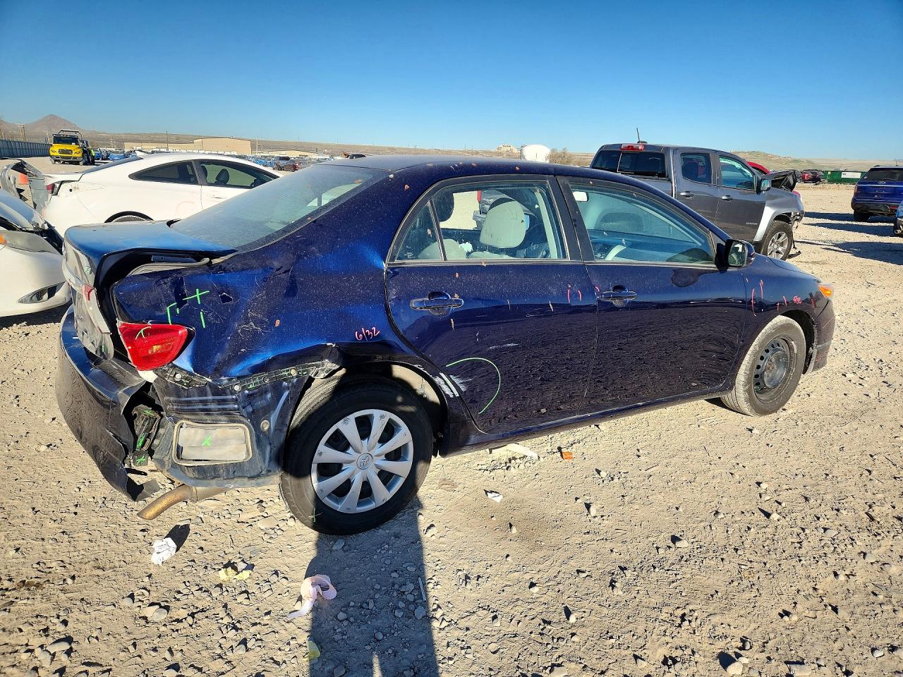 2011 Toyota Corolla Le Blue vin: 2T1BU4EE3BC672717