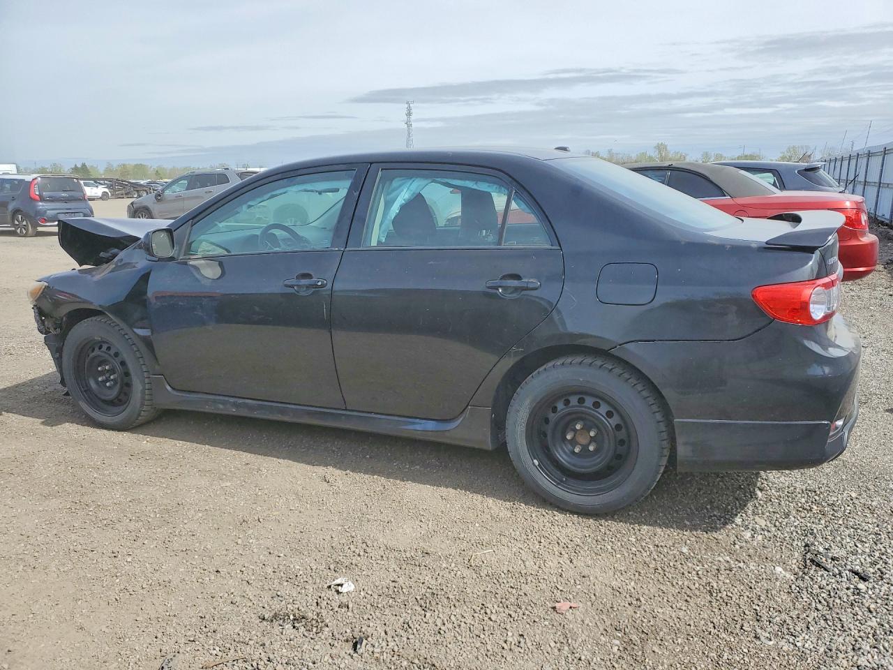 2011 Toyota Corolla Base Black vin: 2T1BU4EE3BC686083