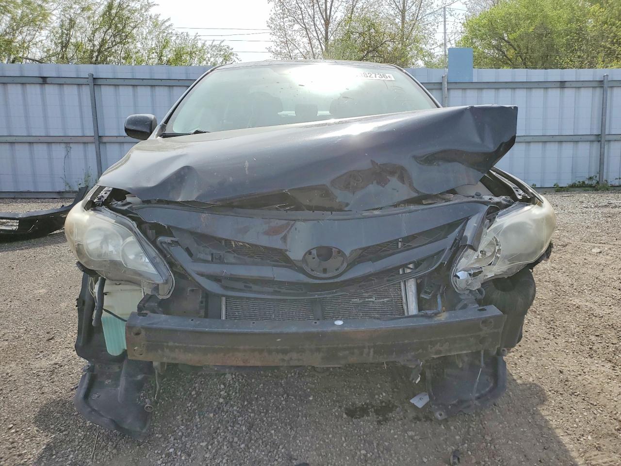 2011 Toyota Corolla Base Black vin: 2T1BU4EE3BC686083