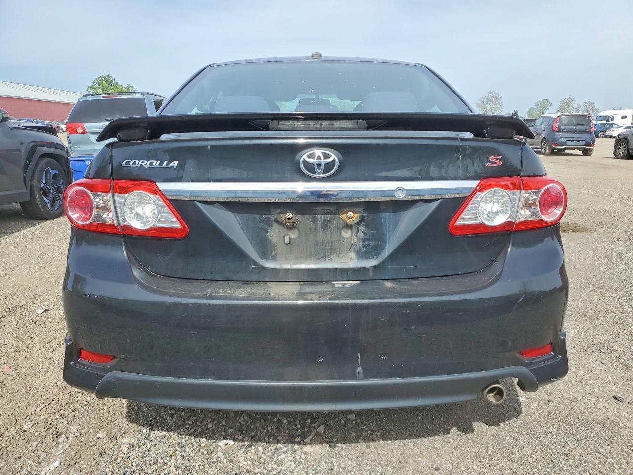 2011 Toyota Corolla Base Black vin: 2T1BU4EE3BC686083