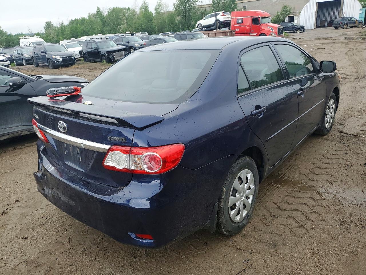 2011 Toyota Corolla Base Blue vin: 2T1BU4EE3BC693888
