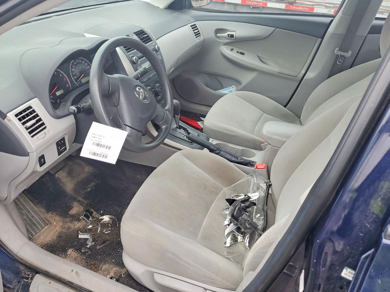 2011 Toyota Corolla Base Blue vin: 2T1BU4EE3BC693888