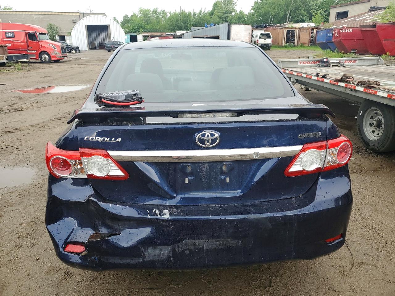 2011 Toyota Corolla Base Blue vin: 2T1BU4EE3BC693888