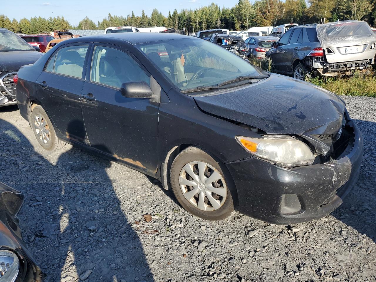 2011 Toyota Corolla Black vin: 2T1BU4EE3BC698055