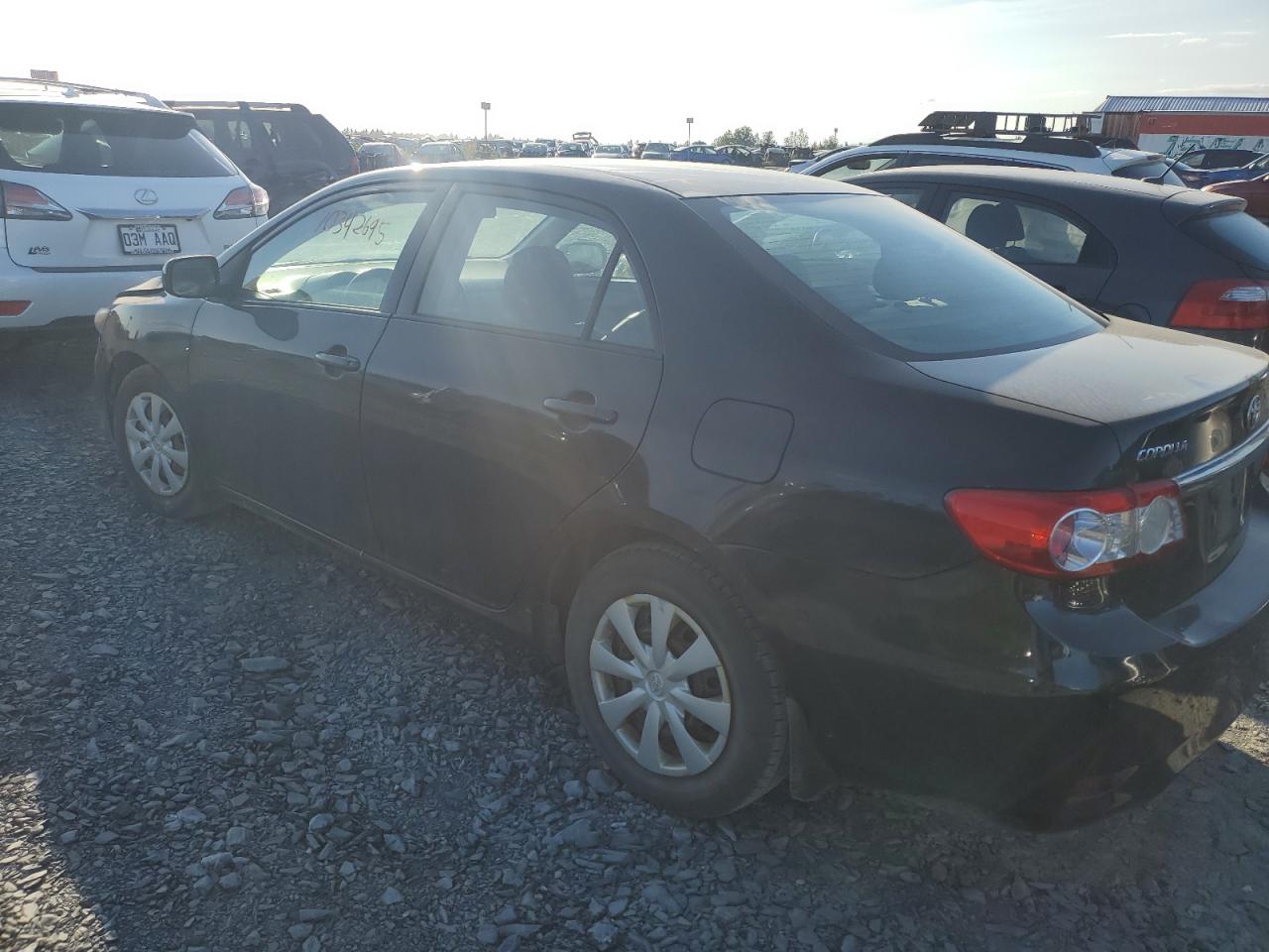 2011 Toyota Corolla Black vin: 2T1BU4EE3BC698055