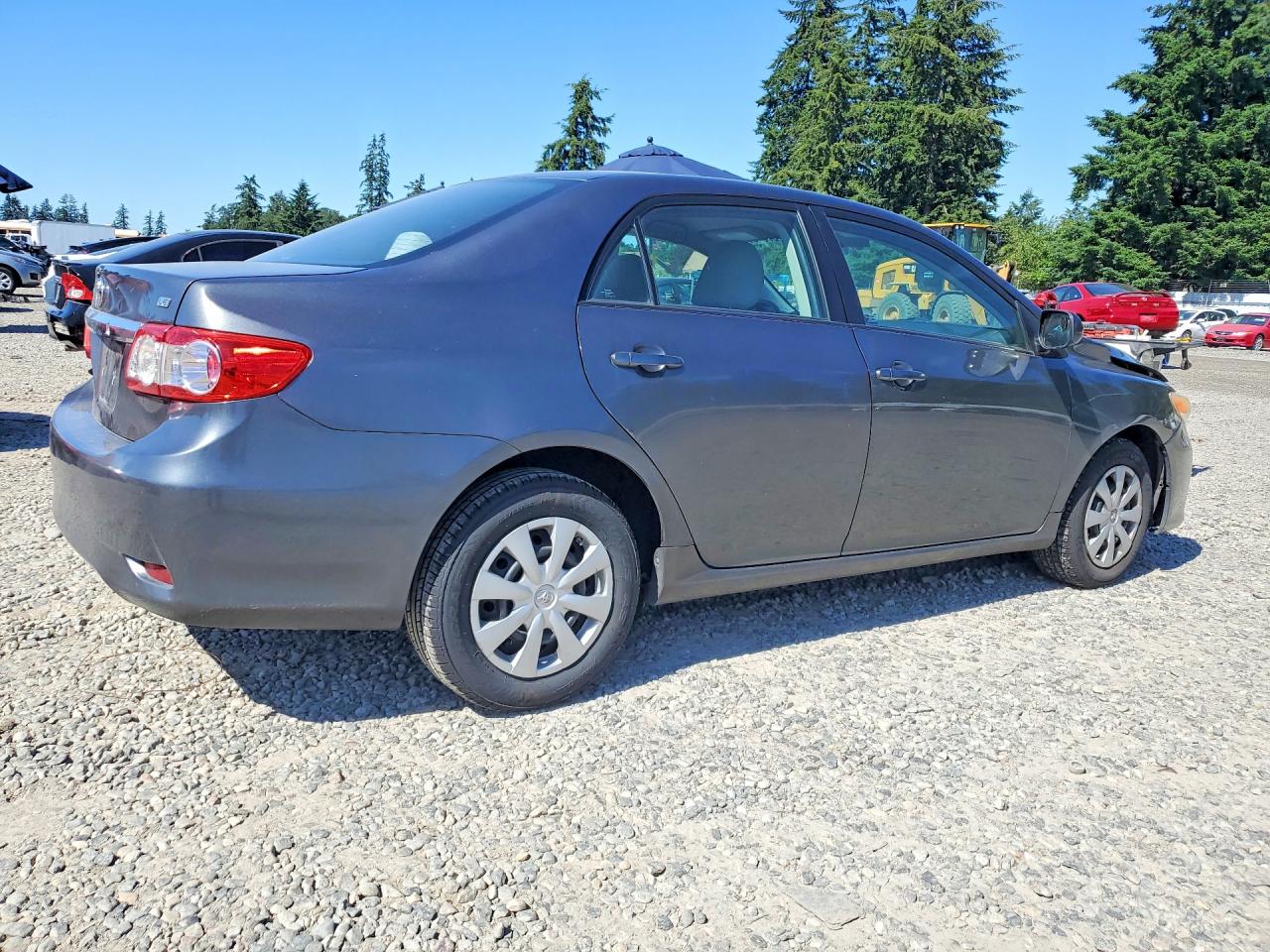 2011 Toyota Corolla Le Gray vin: 2T1BU4EE3BC698671