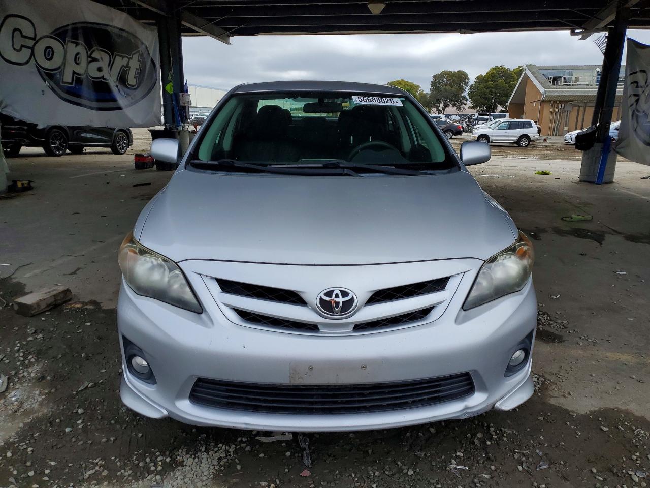 2011 Toyota Corolla S Silver vin: 2T1BU4EE3BC704193