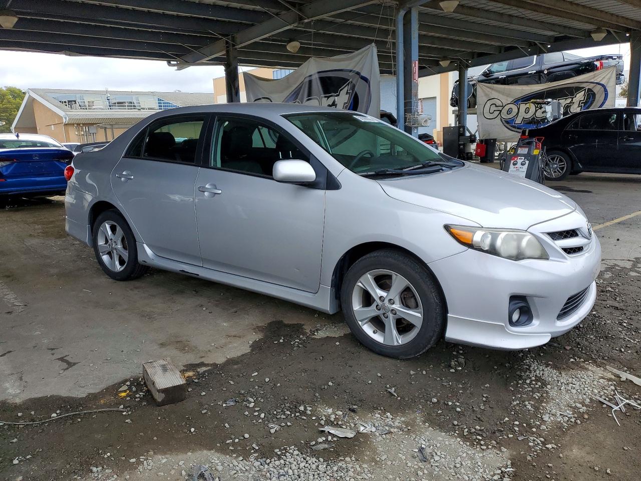 2011 Toyota Corolla S Silver vin: 2T1BU4EE3BC704193