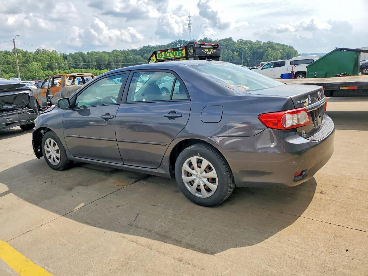 2011 Toyota Corolla Le Gray vin: 2T1BU4EE3BC709281