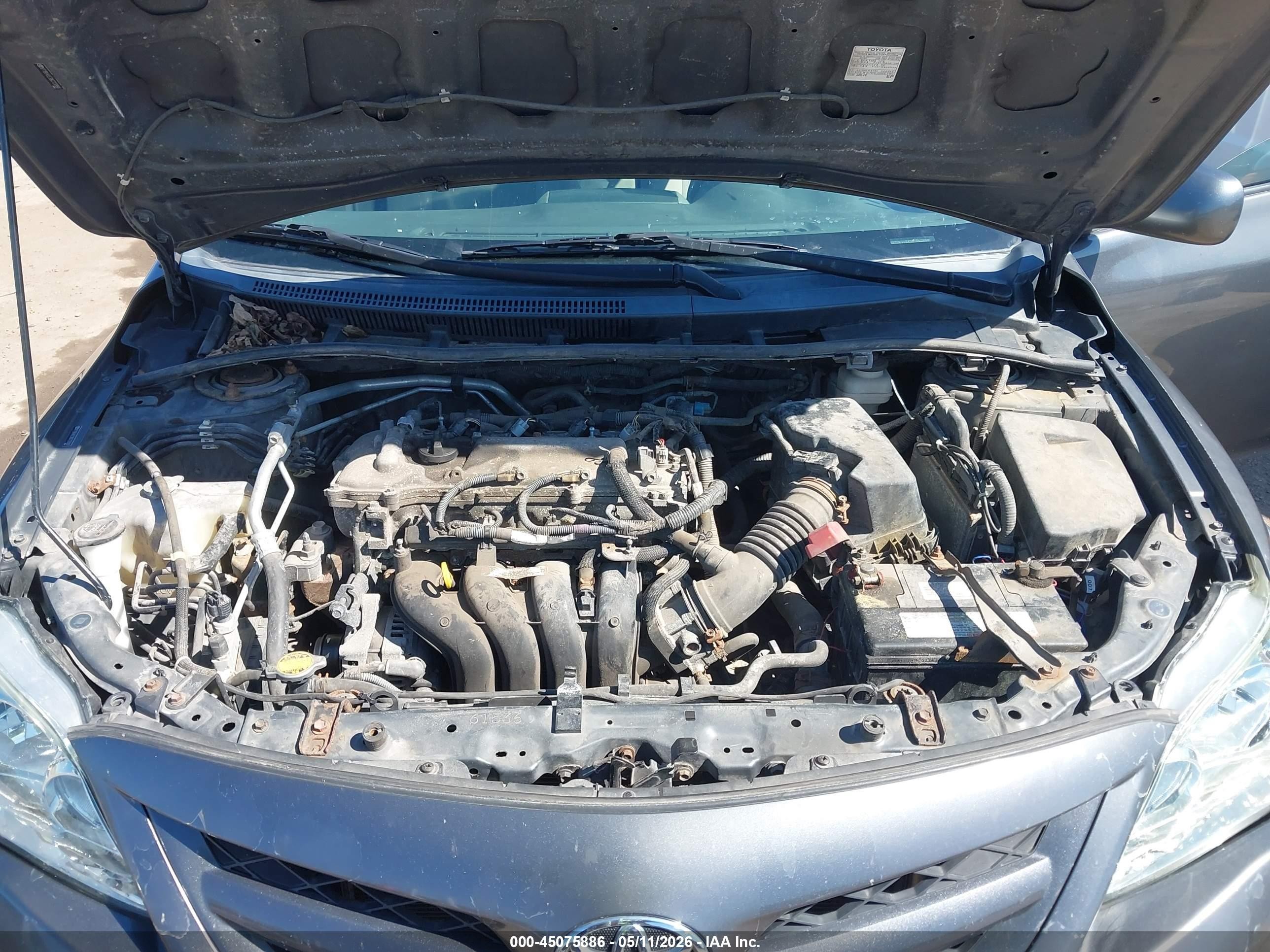 2011 Toyota Corolla Le Gray vin: 2T1BU4EE3BC723990