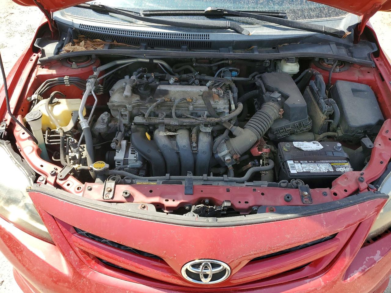 2011 Toyota Corolla S Red vin: 2T1BU4EE3BC735198