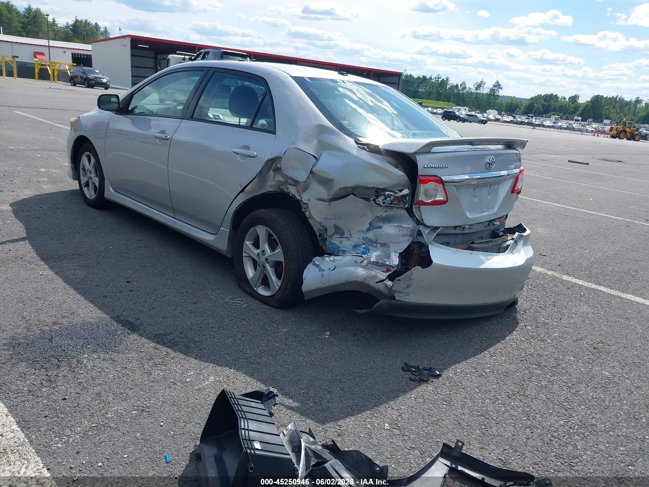 2011 Toyota Corolla S Silver vin: 2T1BU4EE3BC735914
