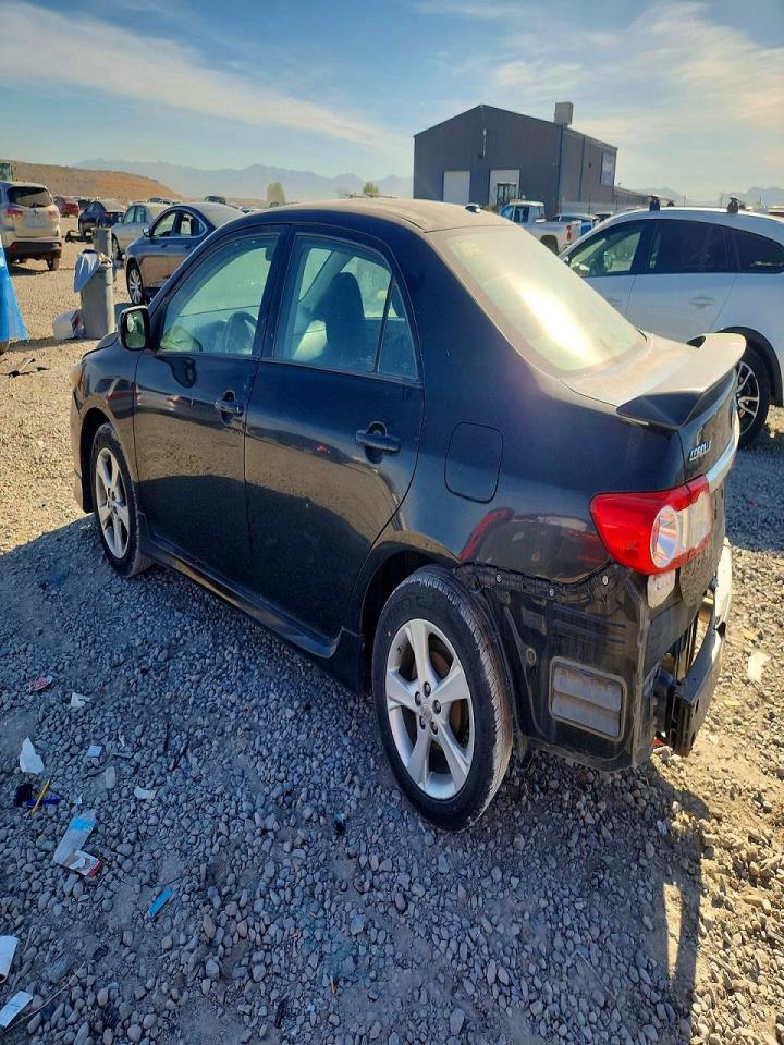 2011 Toyota Corolla S Black vin: 2T1BU4EE3BC748047