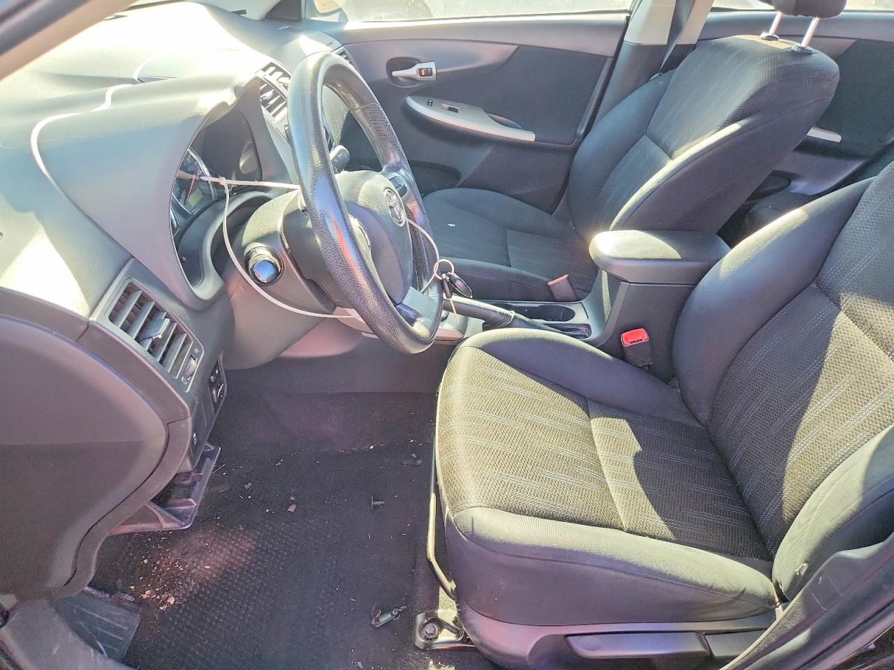 2011 Toyota Corolla S Black vin: 2T1BU4EE3BC748047