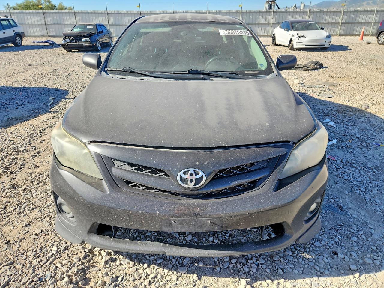 2011 Toyota Corolla S Black vin: 2T1BU4EE3BC748047