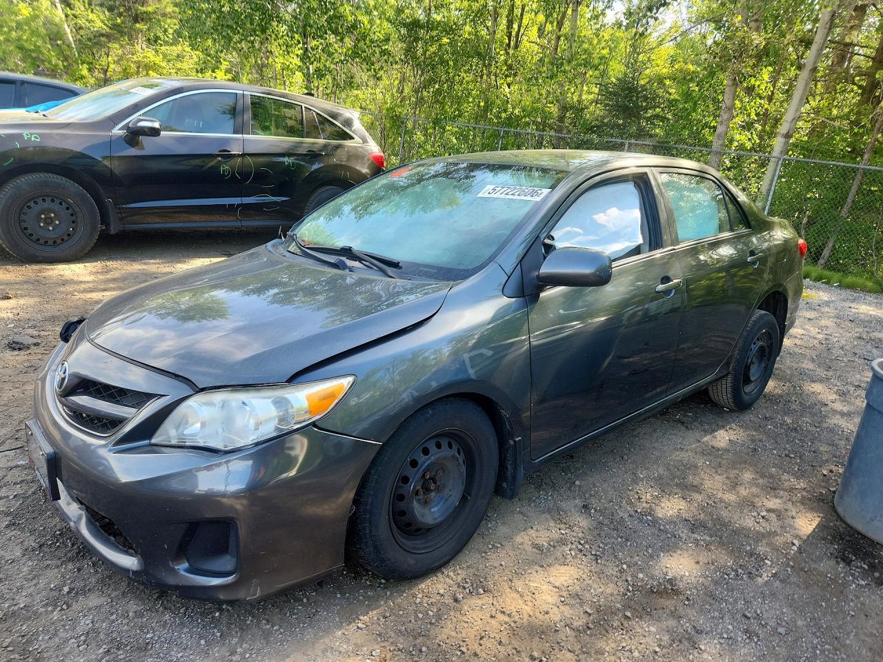 2012 Toyota Corolla L Gray vin: 2T1BU4EE3CC765027
