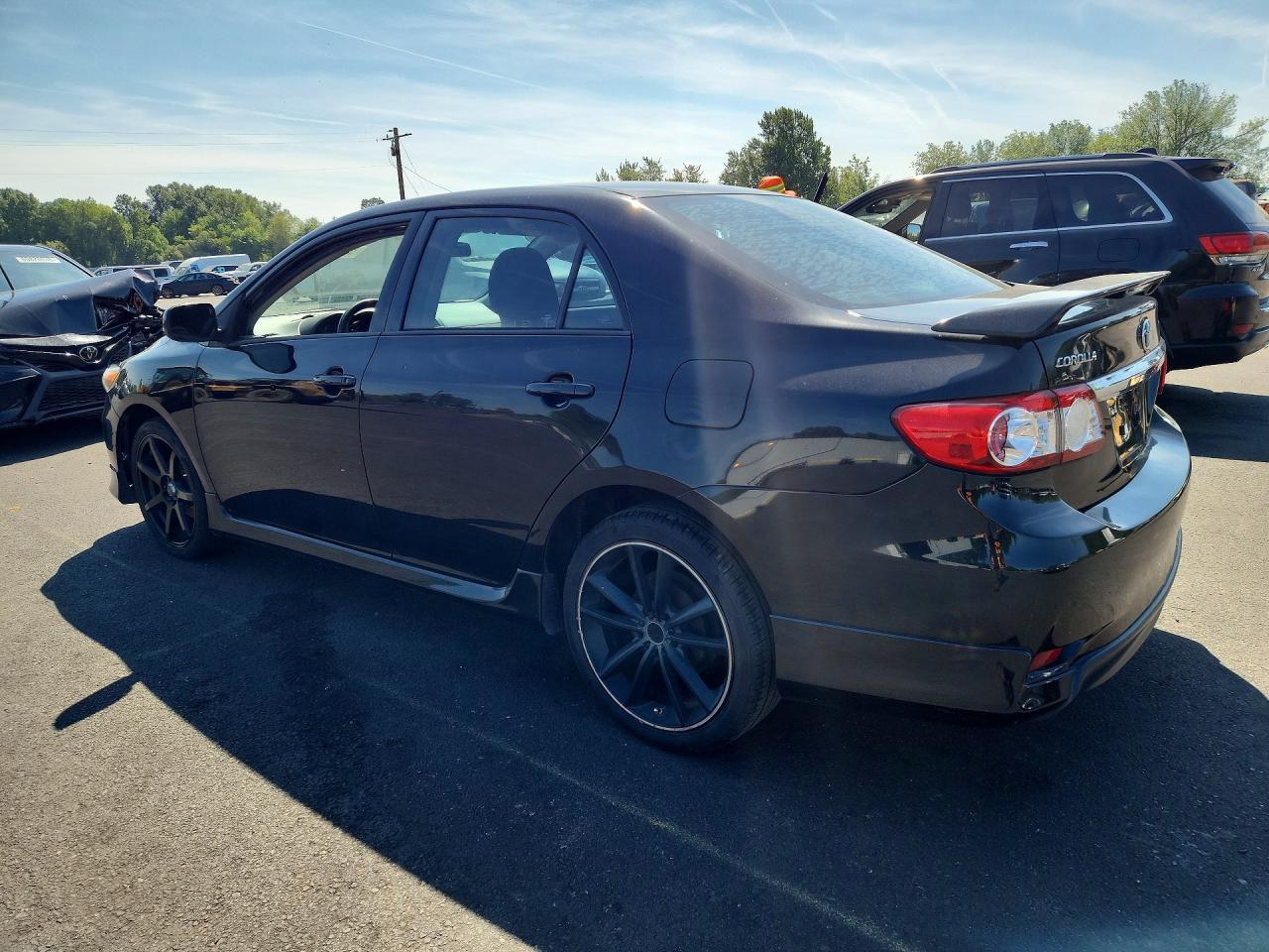 2012 Toyota Corolla S Black vin: 2T1BU4EE3CC765271
